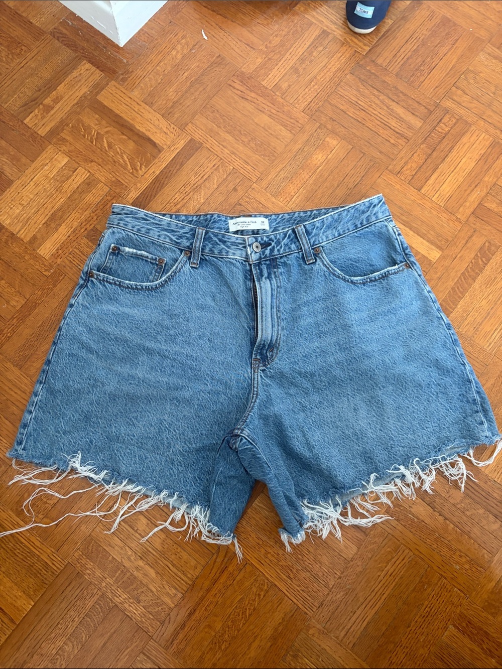Abercrombie & Fitch Light Blue Denim Jean Shorts